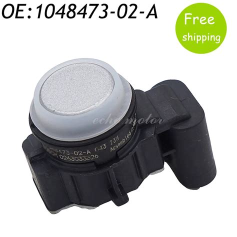 New A Silver Pdc Ultrasonic Parking Aid Sensor