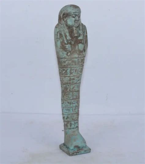 RARE ANCIENNE ÉGYPTIENNE PHARAON ROYAL Ushabti Statue Serviteur Égypte