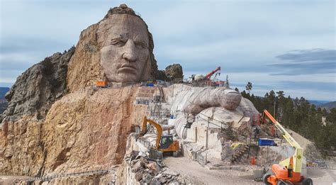 Crazy Horse Monument Progress 2024