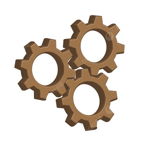 3d Gear Clipart