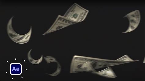 Money Flying Animation In After Effects Tutorials YouTube