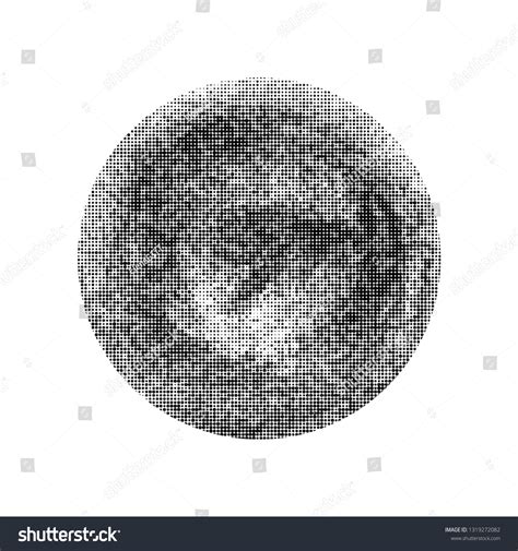 Black Halftone Circle Vector Element Different Stock Vector Royalty