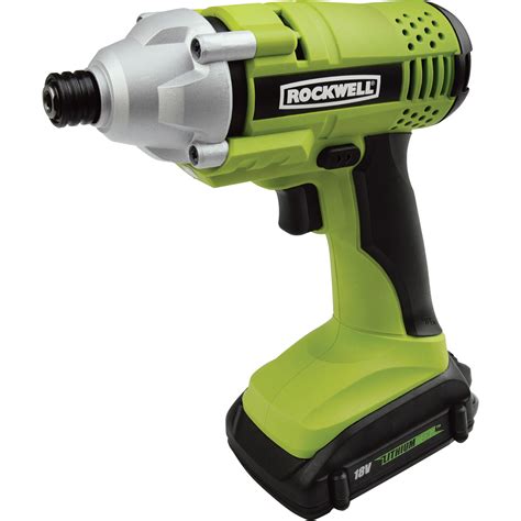 Rockwell Cordless Lithiumtech Impact Wrench — 1 4in Hex Drive 18 Volt Model Rk2800k Impact