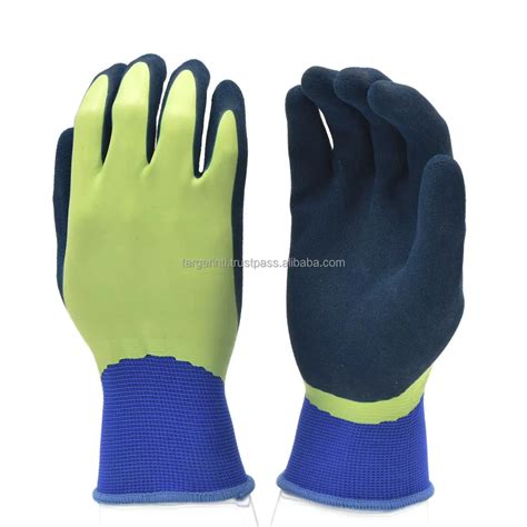 13 Gauge Latex Wrinkled Coated Dipped Safety Work Hand Protection