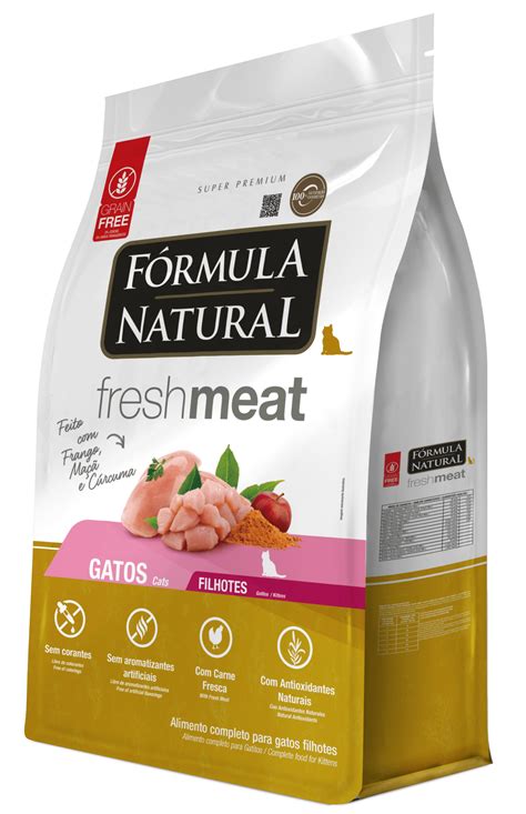 Fórmula Natural Fresh Meat Gatos Filhotes Adimax Alimentos para cães