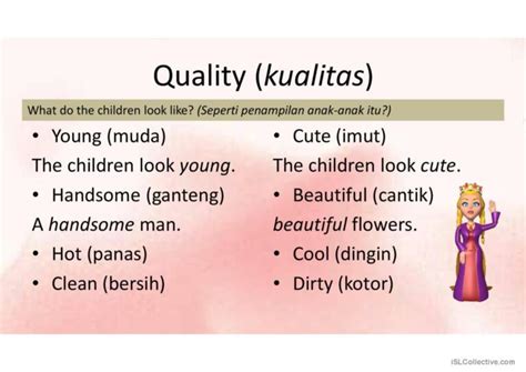 Adjectives Kata Sifat Esl Beginn… English Esl Powerpoints