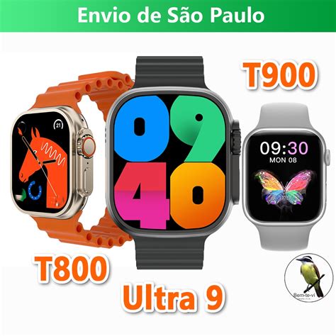 Novo Smartwatch 9 Ultra 2 Série 9 T800 Microwear U9 Polegadas Bluetooth