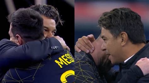 Marcelo Gallardo and Messi embraced and thrilled Argentina