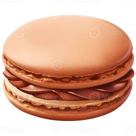 Ai Generated Chocolate Macaron 26852213 Png