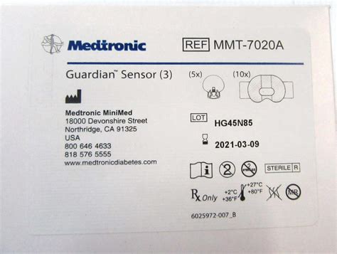 Medtronic Guardian Sensor 7020a Helping Diabetics Usa