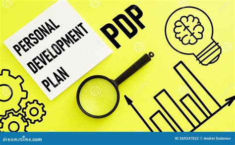 Personal Development Plan Pdp Is Shown Using The Text Stock Photo