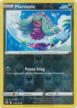 Mareanie 114 195 Common Reverse Holo Playset