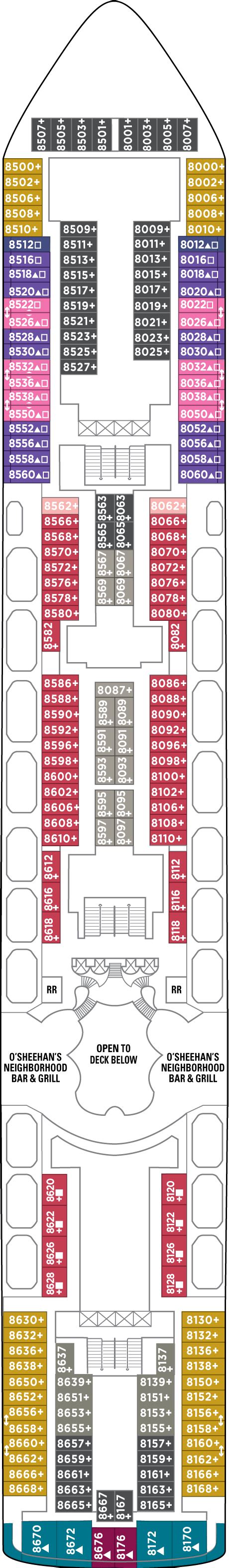 Norwegian Dawn Deck Plans Cruiseind