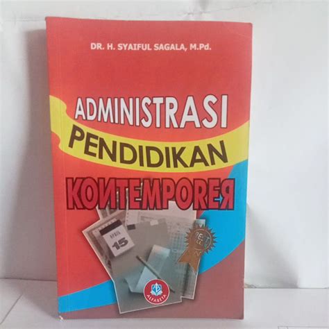 Jual Buku Administrasi Pendidikan Kontemporer Karangan Dr H Syaiful