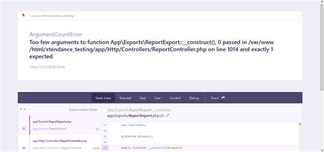 FIXED Laravel Too Few Arguments To Function App Exports