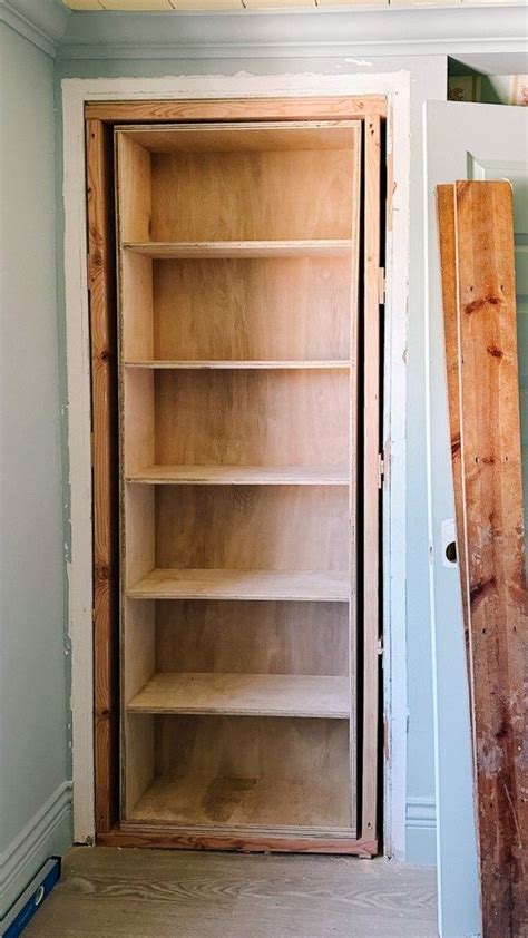 DIY Hidden Bookcase Door Plans How To Build A Murphy Door