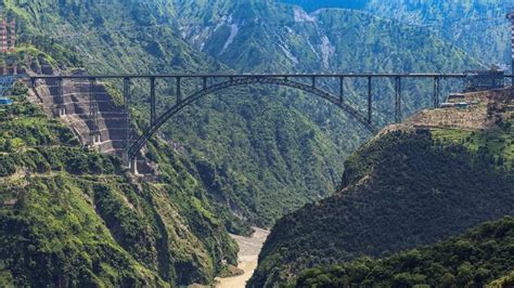 Worlds Highest Rail Bridge Over Chenab Awaits Crs Green Light For