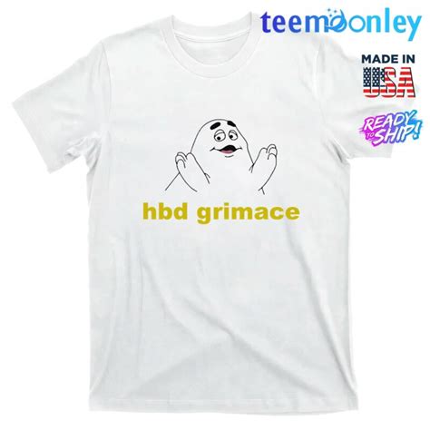 Hbd Grimace Shirt | Teemoonley.com