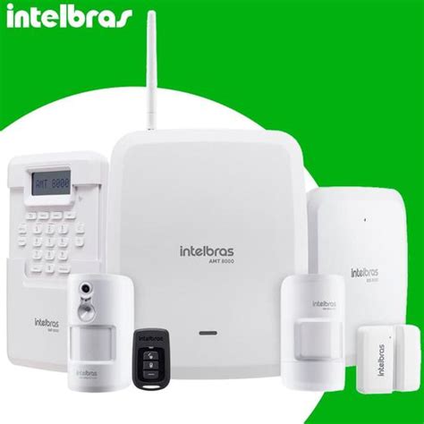 Kit Alarme Sem Fio Intelbras Linha Amt 8000 Alarme Residencial