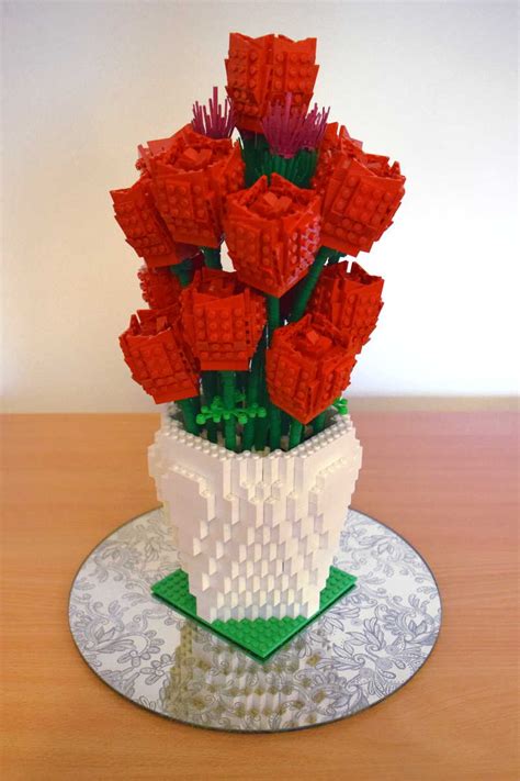 Lego Rose Thistle Vase Completion Brick Twist