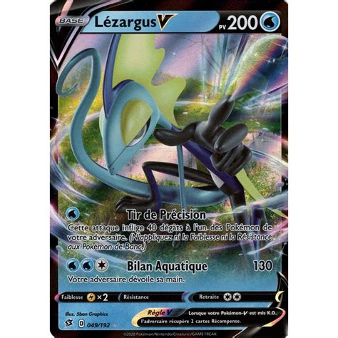 Lézargus V Ultra Rare 049 192 EB02 Clash des Rebelles Fantasy Sphere