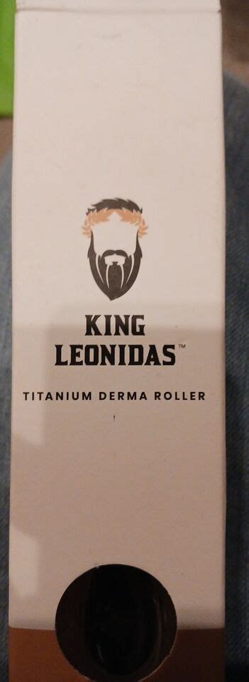 King Leonidas Beard Derma Roller Pour Hommes Mm Titanium Micro