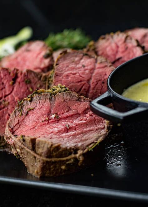 Herb Crusted Beef Tenderloin Roast With Bearnaise Sauce Artofit