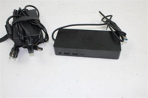 Dell D6000 Usb 30 Usb C 4k Docking Station W 130w Adapter M4tjg Pn3kt M4r9v Ebay