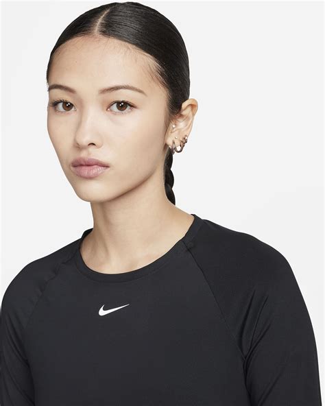 Nike Pro 365 Womens Dri Fit Cropped Long Sleeve Top Nike Id