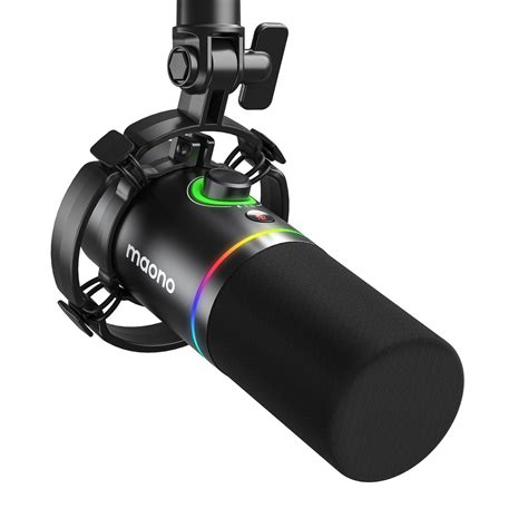 Maono PD200X Podcast Dynamic Microphone USB/XLR Dual Mode Mic RGB USB ...