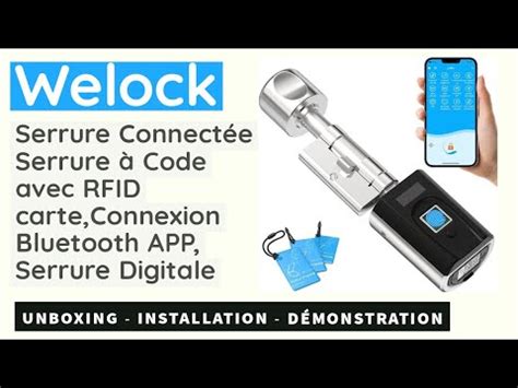 Serrure Lectronique Welock Smart Serrure Code Avec Rfid Carte