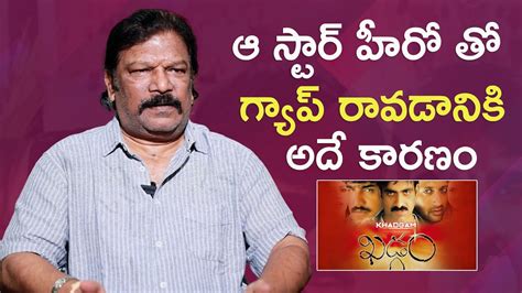 Director Krishna Vamsi About Clash With A Star Hero Khadgam