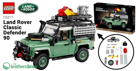 LEGO Icons Reveals 10317 Land Rover Classic Defender 90 59 OFF