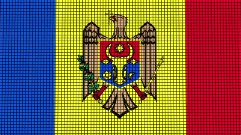 Moldova Flag Animated In Pixel Grid Styl Stock Video Pond5