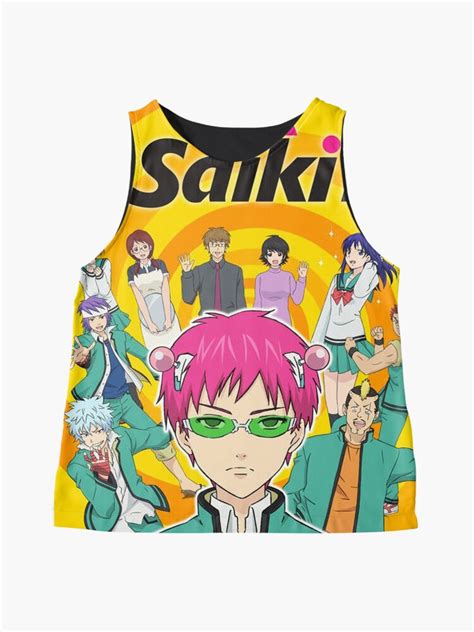 The Disastrous Life Of Saiki K Poster Designs Sleeveless Top By Rollermobster Redbubble