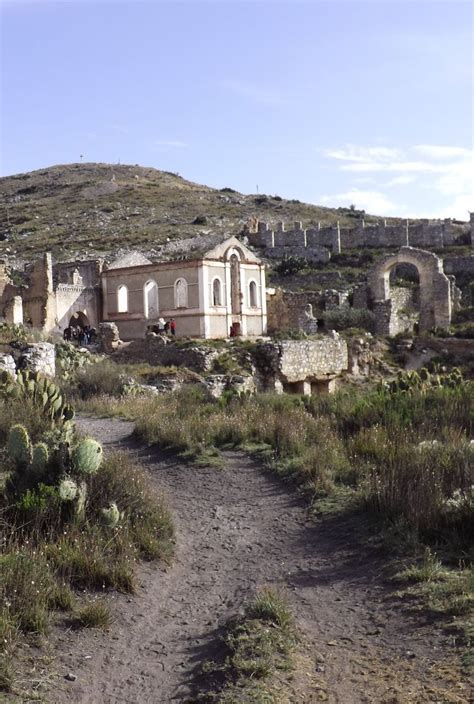 Ghost town near Real de Catorce in San Luis Potosi state, central ...