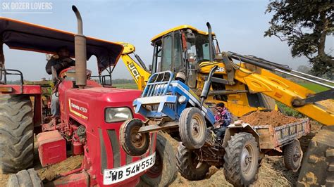 New Jcb Dx Eco Loading Red Mud In Powertrack Ds Plus And Mahindra