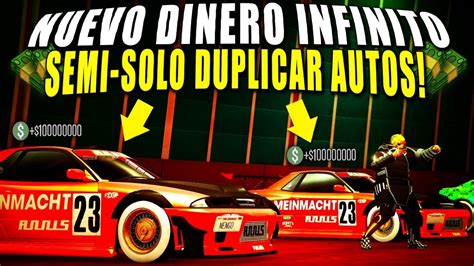 NUEVO TRUCO DINERO INFINITO DUPLICAR AUTOS SEMISOLO GTA 5