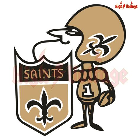 New Orleans Saints Svg Digital File Inspire Uplift