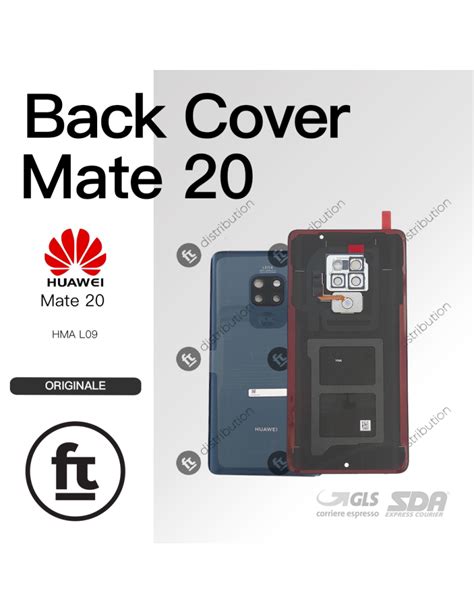 Huawei Scocca Posteriore Originale Mate Hma L Blue Cover Vetro