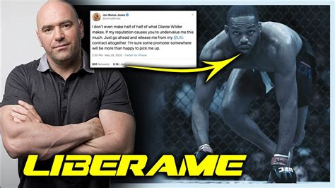 Jon Jones Vs Dana White Youtube