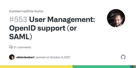 User Management Openid Support Or Saml Issue Louislam