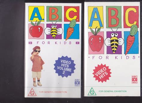 Abc For Kids Volume 1and2 Videos Pal Vhs Ebay