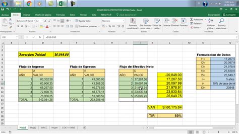 Calcular Van Y Tir En Excel Image To U