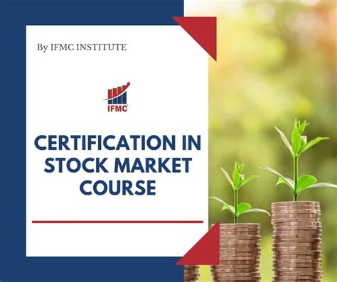 Stock Market Certification Course By IFMC DELHI Career In Stock Markets