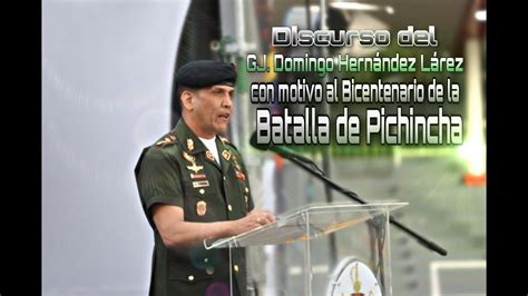 Palabras del GJ Hernández Lárez con motivo al Bicentenario de la