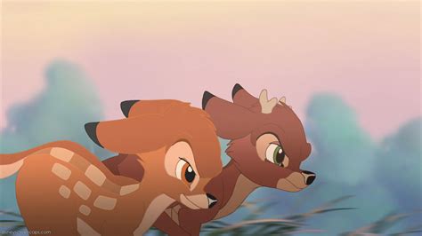 Young Bambi racing against young Ronno | Character design disney, Bambi art, Disney drawings