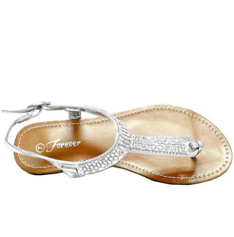 Strap Sandals T Strap Sandals With Rhinestones