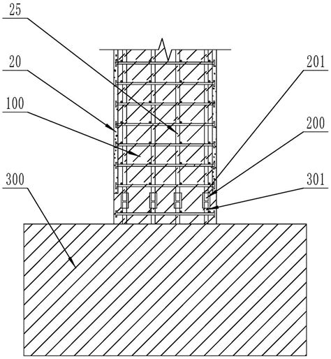 柱与基础的连接节点结构的制作方法