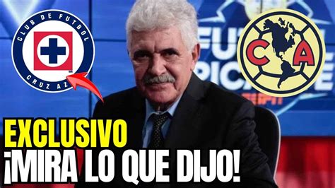 MIRA LO QUE DIJO TUCA FERRETI SOBRE EL EXJUGADOR DEL CRUZ AZUL